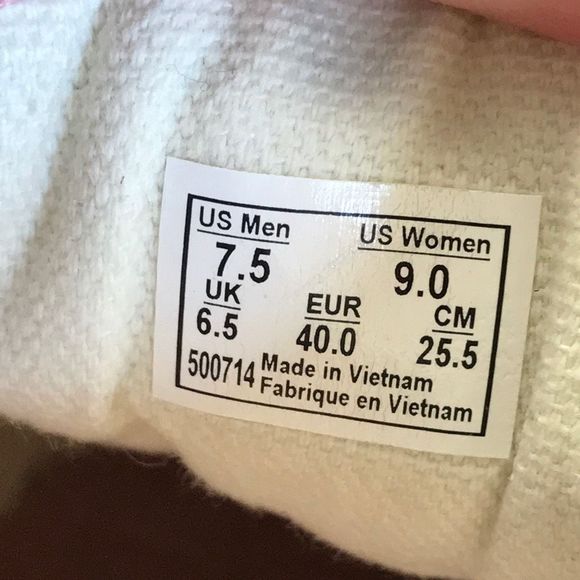 Vans Old Skool Pink/White Athletic Skate Casual Shoes Women’s Size 9 - Picture 11 of 12